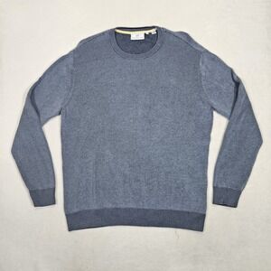 Southern Tide Sweater Mens XXL Navy Blue Pullover Crewneck Cotton Blend